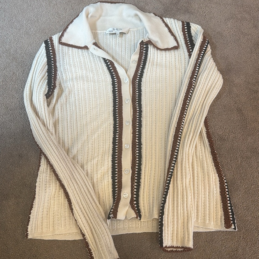 SEA NY Riva Ribbed Sweater - Picture 3 of 4